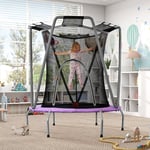 L&h-cfcahl - Trampoline Trampoline pour l'intérieur et l'extérieur, trampoline de jardin rond en acier galvanisé, trampoline pour enfants pour