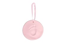 Reece Studio Baby’s Print Clay Keepsake Kit, Newborn Handprint and Footprint Maker, Hanging Keepsake or Christmas Ornament, Gender-Neutral Gift for New and Expecting Parents, Pink