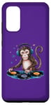 Galaxy S20 Monkey Dj Headphones Funny Monkey For Men Women Kids Case