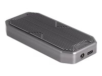 Delock - Förvaringslåda - Gaming, Rgb Led Illumination - M.2 - M.2 Nvme Card / Pcie (Nvme) - Usb 3.2 (Gen 2X2) - Grå