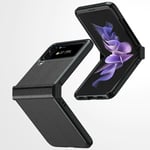samsung Samsung Galaxy Z Flip 4 Electroplasting PU Case Black