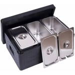 Termobox 32 liter inklusive 3xGN1/3 kantiner med lock &amp; bärhandtag | Adexa WHEPP313