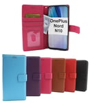 New Standcase Wallet OnePlus Nord N10 (Svart)