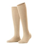 FALKE Women's Sensitive London W KH Cotton With Soft Tops 1 Pair Knee-High Socks, Beige (Sand Melange 4650) new - eco-friendly, 5.5-8