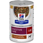 Hill's Prescription Diet Dog i/d Digestive Care Chicken & Vegetables Stew Canned - Wet Dog Food 354 g x 12