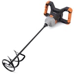 Evolution Power Tools R120MXR-LI (Bare) Cordless Paddle Mixer, Portable, Paddle Included (Perfect for Plaster, Paint, Mortar, Cement) - Battery Not Included