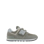 New Balance 574 Sneakers Med Kardborreband Grå | Grå | 34.5 EU