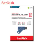 SanDisk 32G 64G 128G Ultra Dual Drive Go Type-C OTG On-The-Go USB 3.1 Navy Blue