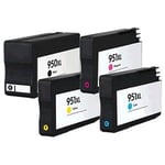 Prestige Cartridge HP 950XL / HP 951XL Pack de 4 Cartouches d'encre compatible avec Imprimante HP Officejet/ Officejet Pro Séries, Noir/Cyan/Magenta/Jaune