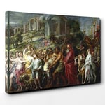 Big Box Art Peter Paul Rubens A Roman Triumph Canvas Wall Art Print Ready to Hang Picture, 30 x 20 Inch (76 x 50 cm), Multi-Coloured