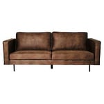 Nordic Furniture Group Texas 3-sits soffa microtyg mörkbrun