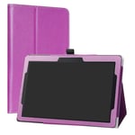 Lenovo Tab E10 Case,LiuShan PU Leather Slim Folding Stand Cover for 10.1" Lenovo Tab E10 2018 Android Tablet,Purple