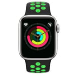 Apple Watch 44mm / 42mm Sportarmband -  Svart (Färg: Svart)