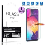 Pour Samsung Galaxy A50 Verre Trempé Film de Protection - [1 Pièces] Ecran Protecteur pour Samsung Galaxy A50 6.4" 2019