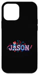 iPhone 12 mini Jason Fireworks USA Flag 4th of July Case