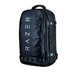Razer Rogue V3 Backpack (13.3") - Sac à Dos de Voyage Compact (Compartiment pour Ordinateur Portable jusqu'à 15 Pouces, résistant à l'usure, Housse extérieure en Polyester) Noir/Chroma