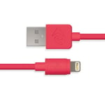 'OWC – 1.0 Meter (39) Lightning to USB 2.0 cable. pink. for charge/sync/Connecting iPhone 5/5S/5 C/6/6 +/6S/6S +, iPod Touch (5th Generation), iPad (4th Generation), iPad Air, iPad Mini, Or iPad Mini Retina to USB, Model nwtcblusbl1mpk