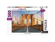 Nathan - Puzzle 500 pièces - Le pont de Brooklyn - Adultes et enfants dès 12 ans - Puzzle de qualité supérieure - Encastrement parfait - Collection Urbain - 87124