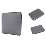 Laptop Notebook Case Sleeve Bag Clutch Wallet Computer Pocket Gray 15-inch