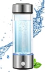 Hydrogen Water Bottle Portable H2 Maker SPE PEM Technology Rechargeable Ionized Water Generator Anti Aging Antioxidant Glass Bottle 350ml