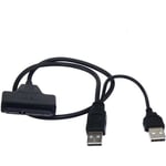 2.0 USB to SATA Cable 2.5" 22P Serial ATA Adapter For HDD/SSD Hard Drive Laptop 