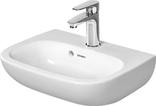 Duravit D-Code servant B45 D34 m/overløp 1 kranhull. hvit