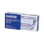 Genuine Brother PC-75 Black Printing Ribbon Cartridge IN BOX - VAT Inc