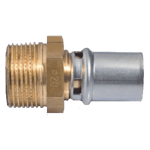Valsir Pexal Alupex-koppling press rak utvändig 32 mm x R25
