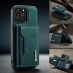 Apple iPhone 13ProMax DG.Ming Magnetic Wallet Case Green