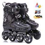QMMD Adults Men Inline Skates, Lightweight Roller Blades for Beginners, Professional Roller Skates, Suitable for Indoor And Outdoor Environments,A,8 UK/43 EU