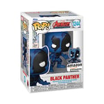 Funko Pop! Marvel: A60- Comic Black Panther with Enamel Pin - Marvel Comics- Exclusivité Amazon - Figurine en Vinyle à Collectionner - Idée de Cadeau - Produits Officiels