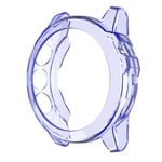GuosB Suitable for Jiaming Fenix 5S & 5S Plus Transparent TPU Silica Gel Watch Case (Transparent white) (Color : Transparent blue)
