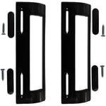 Door Handle Adjustable Black 80-150mm for KENWOOD LG GORENJE Fridge Freezer x 2
