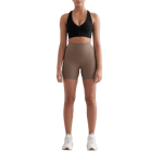 aim'n Ribbed Performance Midi Biker Shorts Brun