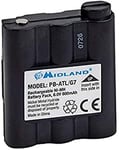 Midland PB-ATL/G7, Pack Batterie pour Midland G7/G7XT/G7PRO, G9/G9PLUS/G9PRO et Pacific, 800 mAh (6 V), Batterie pour Talkie-Walkie