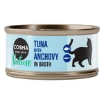 Ekonomipack: Cosma Nature 24 x 70 g Tonfisk med hela ansjovis