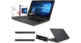 Hp ordinateur portable notebook 255 g7 ,ssd m. 2 256gb,ram 8gb,15. 6" ,windows 10pro+office pro 2019,wifi