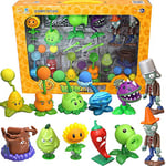 YUNDING Pea Shooter Toys 12pcs/set Large Genuine Plants Vs. Zombie Toys Complete Set Of Boys Ejection Soft Silicone Anime Action Figures For Kids