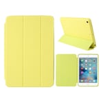 iPad Mini (2019) tri-fold leather flip case - Yellow