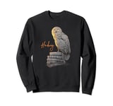 Harry Potter Hedwig Books Painted Sweatshirt