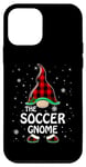 Coque pour iPhone 12 mini Pyjama de Noël assorti à motif de nain de football Buffalo