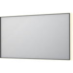 Sanibell Ink SP32 speil med lys, 140x80 cm, børstet sort