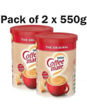 Nestle Coffee Mate Original Nestle Creamer Tub 84 Servings - Pack of 2 X 550g