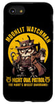Coque pour iPhone SE (2020) / 7 / 8 Wise Owl Night Moonlit Watchman Animal Mignon Robot Oiseau