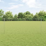 Staketstolpar 22 st U-Channel 100 cm Galvaniserat Stål, vidaXL Hexagon Staket 1x100 m Galvaniserat Stål