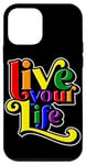 iPhone 12 mini LGBTQ Pride Month - Live Your Life Case