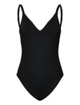 Emblem Bikini Wirefree Triangle Spacer Swimsuit Black Chantelle Beach