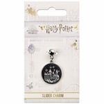 Official Warner Harry Potter Silver Plated Hogwarts Castle Slider Charm