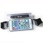 Cely IPX8 Splash Vattentätt Löparbälte för Smartphones med Toutchskärmåtkomst - Grå (Maxstorlek Telefon: 160 x 80 x 10 mm)