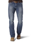 Wrangler Men's 20x No. 42 Vintage Boot Cut Jean20 Jeans, Light Blue, 38W / 36L